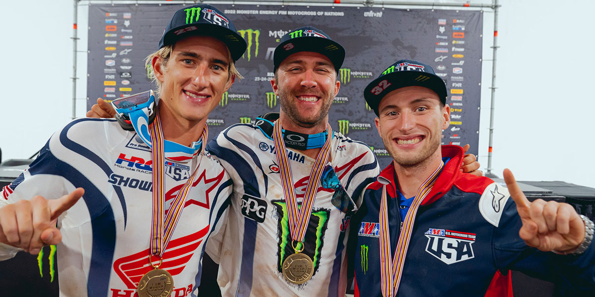Team USA emerged victorious at the 2022 Motocross of Nations.