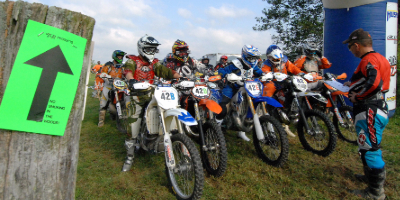 racers lining up for off-road racers