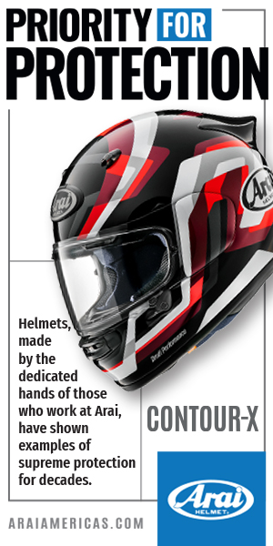 2024 Arai Helmet Priority Protection advertisement