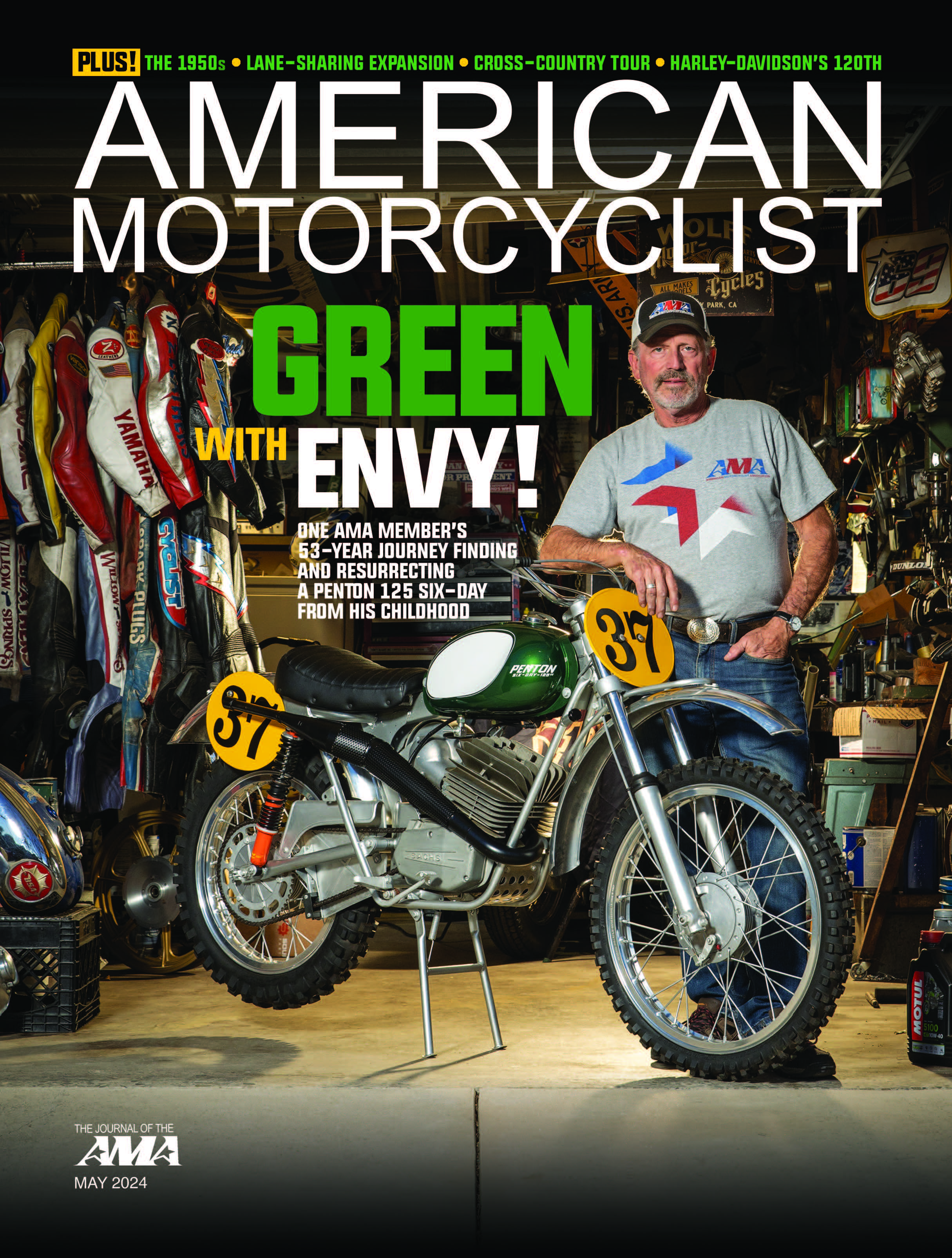 May American Motorcyclist Magazine cover