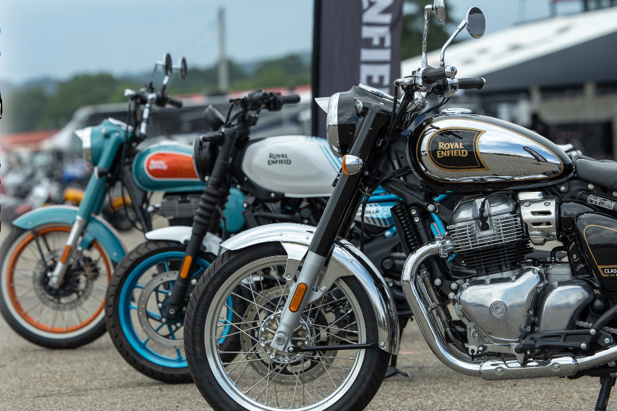 demo rides at AMA Vintage Motorcycle Days