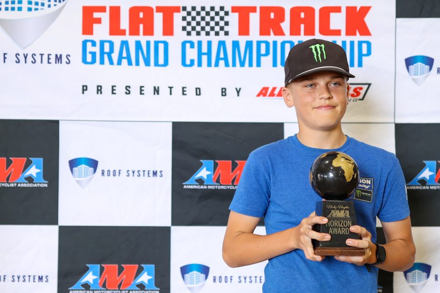 Sam Drane, 2026 Nicky Hayden AMA Flat Track Horizon Award winner